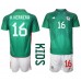 Billige Mexico Hector Herrera #16 Børnetøj Hjemmebanetrøje til baby VM 2022 Kortærmet (+ korte bukser)